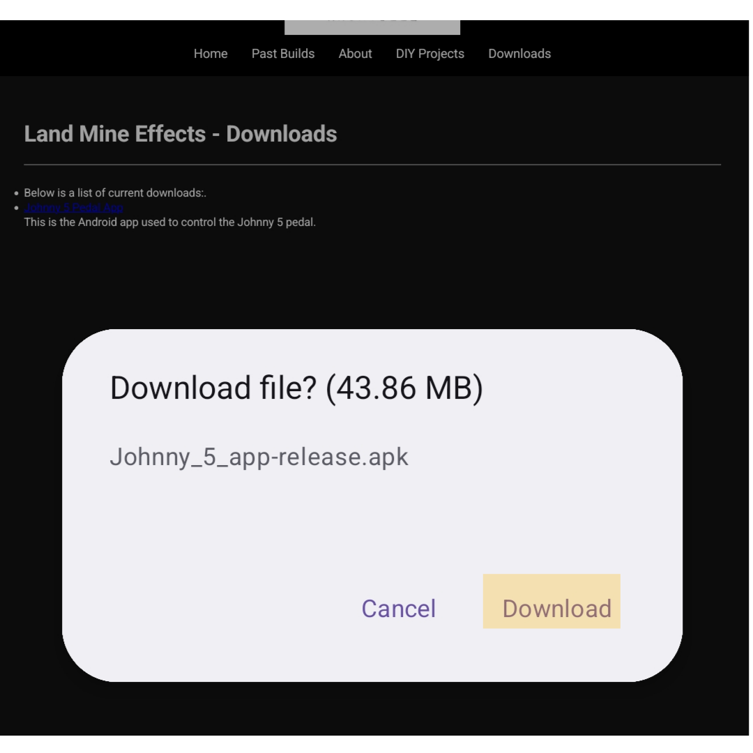 click on download